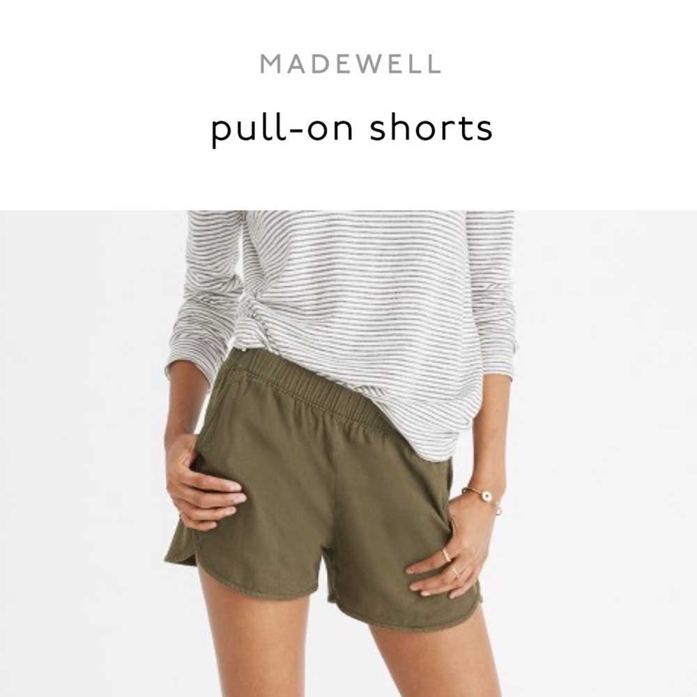 NEW PULL ON SHORTS MADEWELL